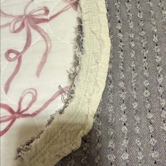 POL Charcoal Tank with Cream and Blue Floral Design - Picture 8 of 12